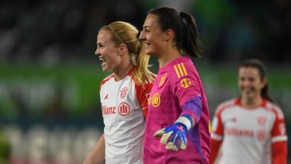 Bild: Swen Pförtner/dpa/Archivbild
Torhüterin Maria Luisa Grohs war die Münchner Heldin im Pokal-Halbfinale.