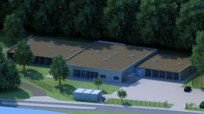 Grafik: Noba-Bau/Tierschutzverein Weiden-Neustadt
Das neue Tierheim soll ein nüchterner Zweckbau werden.