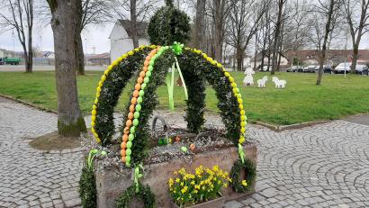 Bild: Maximilian Schön/exb
Der Brunnen bei der Vorholzkapelle in Tirschenreuth.