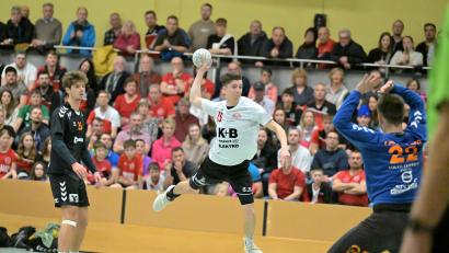 Archivbild: Hubert Ziegler
Fabian Wedel (Mitte) und der HC Sulzbach werden im letzten BOL-Heimspiel der Saison noch einmal richtig gefordert.