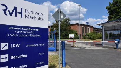 Bild: Stephan Huber
Die Situation im Rohrwerk Maxhütte ist nach der zweiten Insolvenz äußerst angespannt.