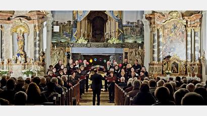 Bild: Gesellschaft Steinwaldia/exb
Kulisse für das Passionskonzert in Pullenreuth war das Heilige Grab.