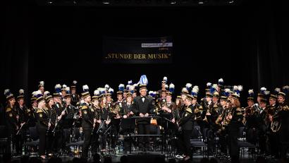 Bild: Petra Hartl
Die Knappschaftskapelle Amberg bei der Stunde der Musik im Stadttheater Amberg stand unter der Leitung von Anton Lottner.