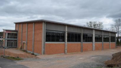 Bild: bnr
Der Bau der Mehrfachsporthalle ist derzeit das größte Hochbauprojekt der Marktgemeinde Wernberg-Köblitz. Im nächsten Jahr sollen die Arbeiten abgeschlossen sein.