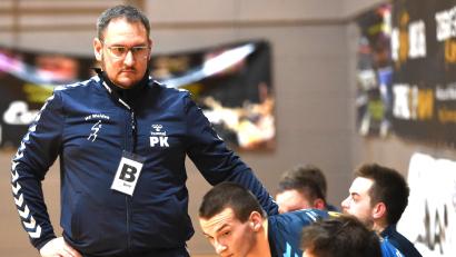 Archivbild: Büttner
Trainer Philipp Kaufmann (links) und sein Team wollen sich ordentlich aus der BOL verabschieden.