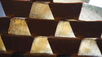 Bild: Arne Dedert/dpa/Symbolbild
Goldbarren liegen in der Zentrale der Bundesbank.