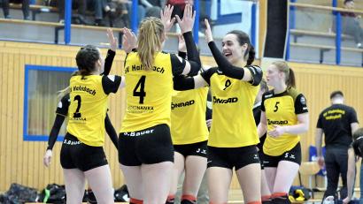 Bild: Hubert Ziegler
Jubeln die Hahnbacher Volleyballerinnen bald in der 3. Liga?