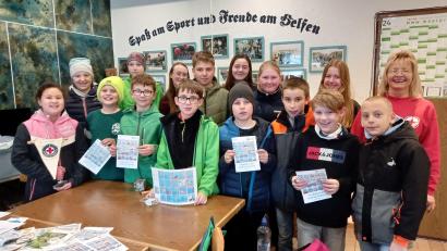 Bild: Wasserwacht Vilseck-Sorghof/exb
Die erfolgreichen Schwimmer aus Vilseck-Sorghof.
