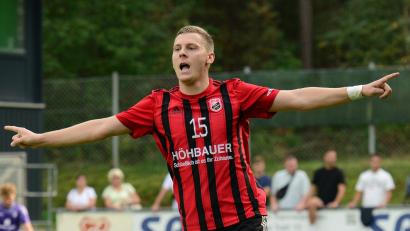 Archivbild: mhs
Felix Diermeier traf in der Nachspielzeit für den SC Luhe-Wildenau.