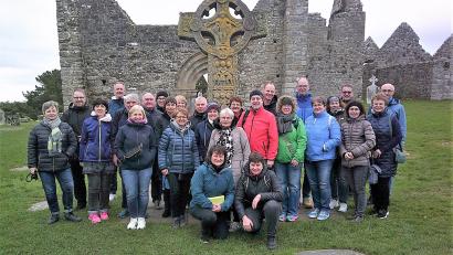 Bild: rgr
Die erste Begegnung auf der Pilgerreise war die Klosterruine von Clonmacnoise, die am Ufer des Shannon liegt.