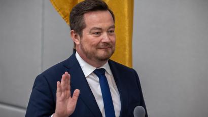 Archivbild: Michael Kappeler
Uli Grötsch, der neue Bundespolizeibeauftragte des Bundes, wird vereidigt.
