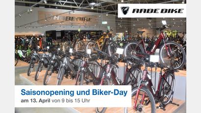 Bild: fz
500 Fahrräder warten auf die Besucher bei Rabe-Bike.