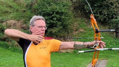 Bild: Norman Lehner
Bogenschütze Hubert Schulze ist mit neuem deutschen Rekord nationaler Meister in der Recurve-Seniorenklasse geworden.