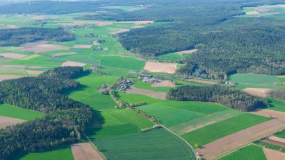 Bild: mür
Drei Freiflächen-Photovoltaikanlagen sollen demnächst in und bei Netzstahl entstehen – zwei davon entlang der Straße Waldsassen-Konnersreuth, vor und nach dem Umspannwerk (rechts).