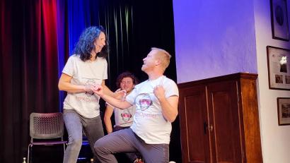 Bild: Impropeller/exb
Das Improvisationstheater "IMPROpeller" kommt nach Amberg.