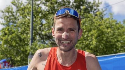 Bild: Norbert Wilhelm/exb
Erik Hille beim Wien-Marathon.