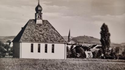 Repro: Archiv Kirchengemeinde Wirbenz
Die Friedenskirche in Kemnath wird 2024 70 Jahre alt.