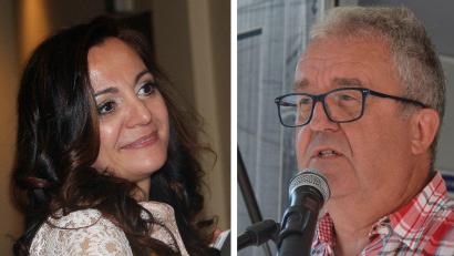 Archivbilder: wro/jr
Margit Bayer und Toni Dutz sind in der Kreistagssitzung aneinandergeraten.