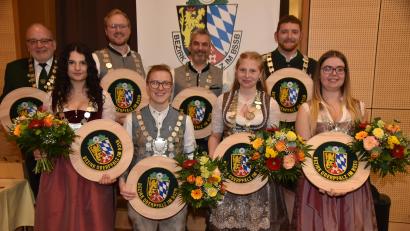 Bild: Renate Kellner/exb
Das sind die Schützenkönige des Schützenbezirks Oberpfalz.