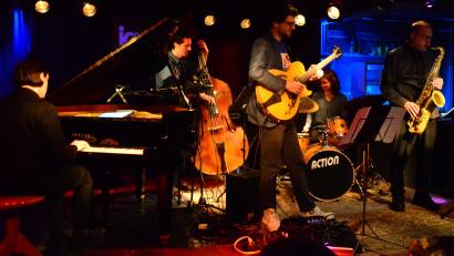 Bild: Kunz
Das "Mareike Wiening Quintett" im "Bistrot Paris".