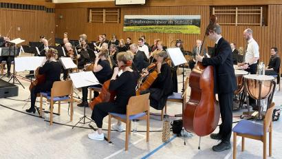 Bild: zch
Das Symphonieorchester im Stiftland der Kreismusikschule Tirschenreuth trat in Fuchsmühl (Foto) und Erbendorf auf.