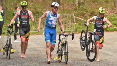 Archivbild: G. Büttner
Beim Weidener Triathlon wird es auch um schnelle Zeiten bei den Wechseln gehen.
