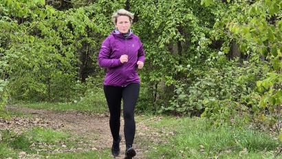 Bild: Lowak
Alexandra Wildenauer absolvierte ihre Trainingseinheiten am liebsten auf Waldwegen in der Nähe von Altenstadt/WN.