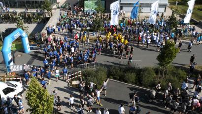 Archivbild: chl
Der Campus der Grammer AG bot schon im vergangenen Jahr einen geeigneten Rahmen für den Amberg- Sulzbacher Firmenlauf.