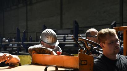 Archivbild: Petra Hartl
Gedrückte Stimmung im krisengeschüttelten Sulzbach-Rosenberger Rohrwerk Maxhütte.