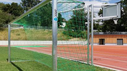 Symbolbild: Portner
Das Netz aus einem Fußballtor fehlt der Förderschule in Tirschenreuth.