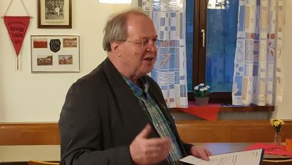 Bild: bjp
Auf die gelungene Darbietung der Waldlermesse zum Vereinsjubiläum blickte Chorleiter Heinz Schmidt bei der Hauptversammlung des Trabitzer Gesangvereins zurück.