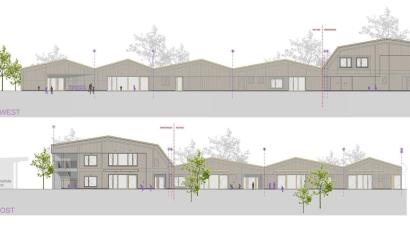 Bild: Architekturbüro Juretzka
So soll der Anbau an das bestehende Kinderhaus "Purzelbaum" nach den Plänen des Architekturbüros Juretzka aussehen.