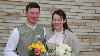 Bild: kro
Johanna und Jonas Schmeller ließen sich in der Fronfeste standesamtlich trauen.