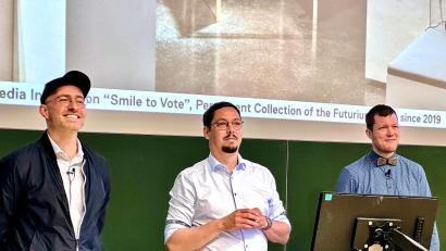 Bild: Peter Ringeisen
Die drei Referenten des Vortragsabends (von links): Professor Alexander Peterhänsel, Professor Daniel Loebenberger (beide OTH Amberg-Weiden) und Stefan-Lukas Gazdag (genua GmbH)