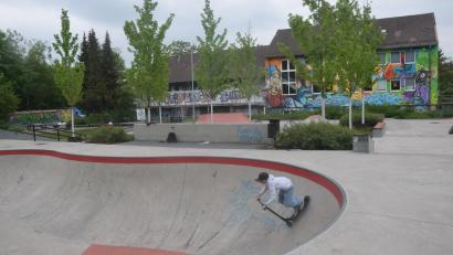 Bild: fz
Auch der Skate-Park trägt zur wachsenden Beliebtheit des Jugendzentrums bei. Am 25. Mai steht wieder der große Skate-Contest an.