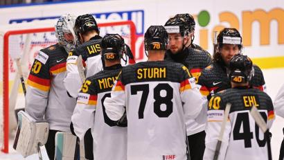 Bild: Ožana Jaroslav/CTK/dpa
Die Auswahl des Deutschen Eishockey-Bundes konnte beim 6:4 gegen die Slowakei überzeugen.