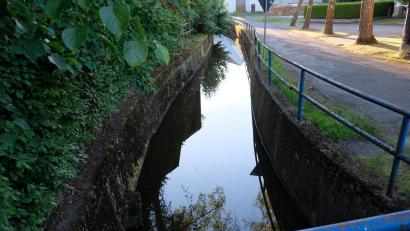 Archivbild: do
Der Biberbach kann in Oberbibrach auch als reißende Sturzflut daherkommen, wie das Hochwasser vor einigen Jahren zeigte.