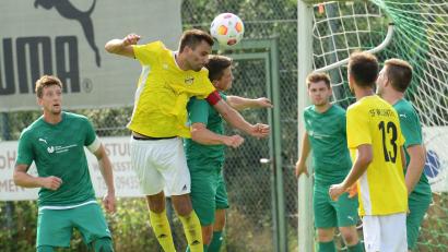 Archivbild: ham
Die Sportfreunde Weidenthal (gelbe Trikots) ziehen sich freiwillig aus der Kreisliga zurück.