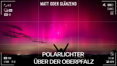 Bild: Peter Müller/Carmen Loeoeck
Polarlichter haben den Nachthimmel über der Oberpfalz verzaubert.
