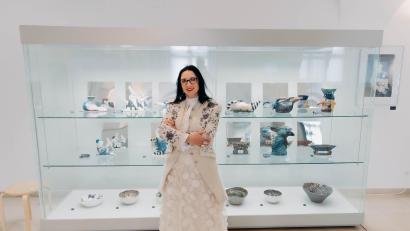 Bild: David Märtin/exb
Elina Märtin stellt im Keramik-Museum aus.