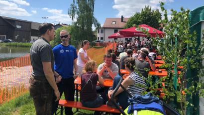Bild: Kathrin Forster/exb
Das Familien- und Vatertagsfest in Letzau war gut besucht.
