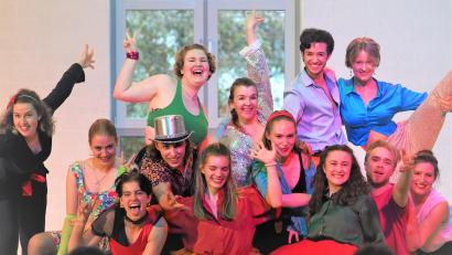 Bild: Frank Ebel/exb
"No day, but today - Man lebt nur einmal!" heißt das Motto des Musical-Programms in der Berufsfachschule für Musik.