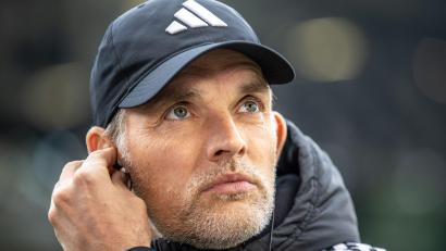 Archivbild: Andreas Gora/dpa
Trainer Thomas Tuchel verlässt den FC Bayern im Sommer.