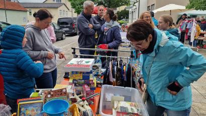 Bild: R. Kreuzer
Beim Start blieb der Regen aus, der später ein Anbieten schlecht möglich machte.