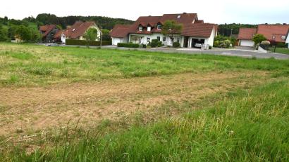 Bild: no
Auf der Grünfläche in der Flurstraße, gegenüber der Bebauung in Mottenbaum II, entsteht in Illschwang ein neues Baugebiet mit einer Fläche von rund 1800 Quadratmetern für zwei Parzellen.