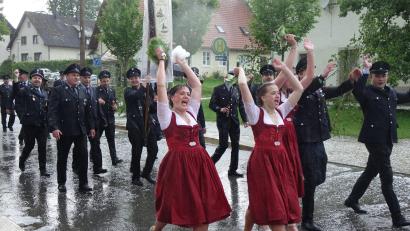 Bild: mmj
Gute Miene zu den Wetterkapriolen.