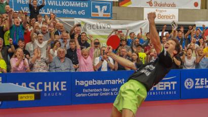 Bild: Rudi Dümpert
Bastian Steger jubelt.