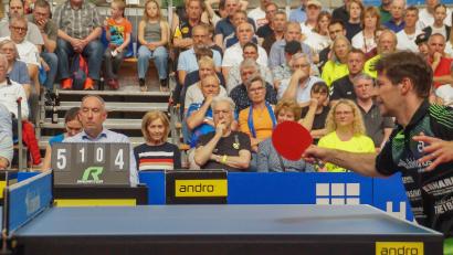 Bild: Rudi Dümpert
Bastian Steger (rechts) und Bad Königshofen haben das zweite Halbfinalspiel verloren.