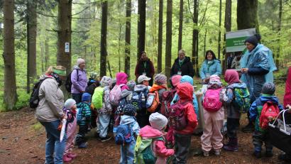 Bild: Kindergarten St. Elisabeth Erbendorf/exb
Ein Tagesausflug in den Wald.