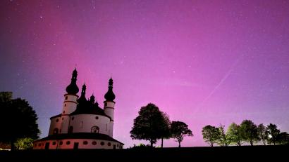 Bild: Matthias Söllner
Polarlichter über der Kappl in Waldsassen.